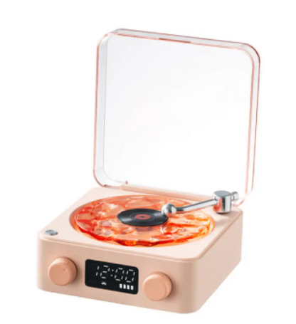 Retro Bluetooth Record Player with RGB Light