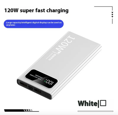 66W Super Fast Charge Mobile Power Bank - 20000mAh Large Capacity