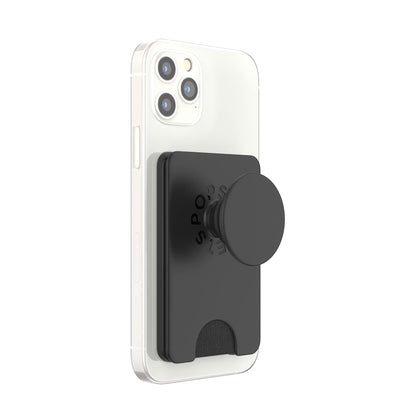PopSockets Phone Wallet with Expanding Grip, Phone Card Holder, Wireless Charging Compatible, Wallet Compatible with MagSafe® - Deep Periwinkle