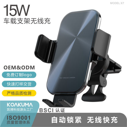 Wireless Car Charger and Phone Holder Mount
