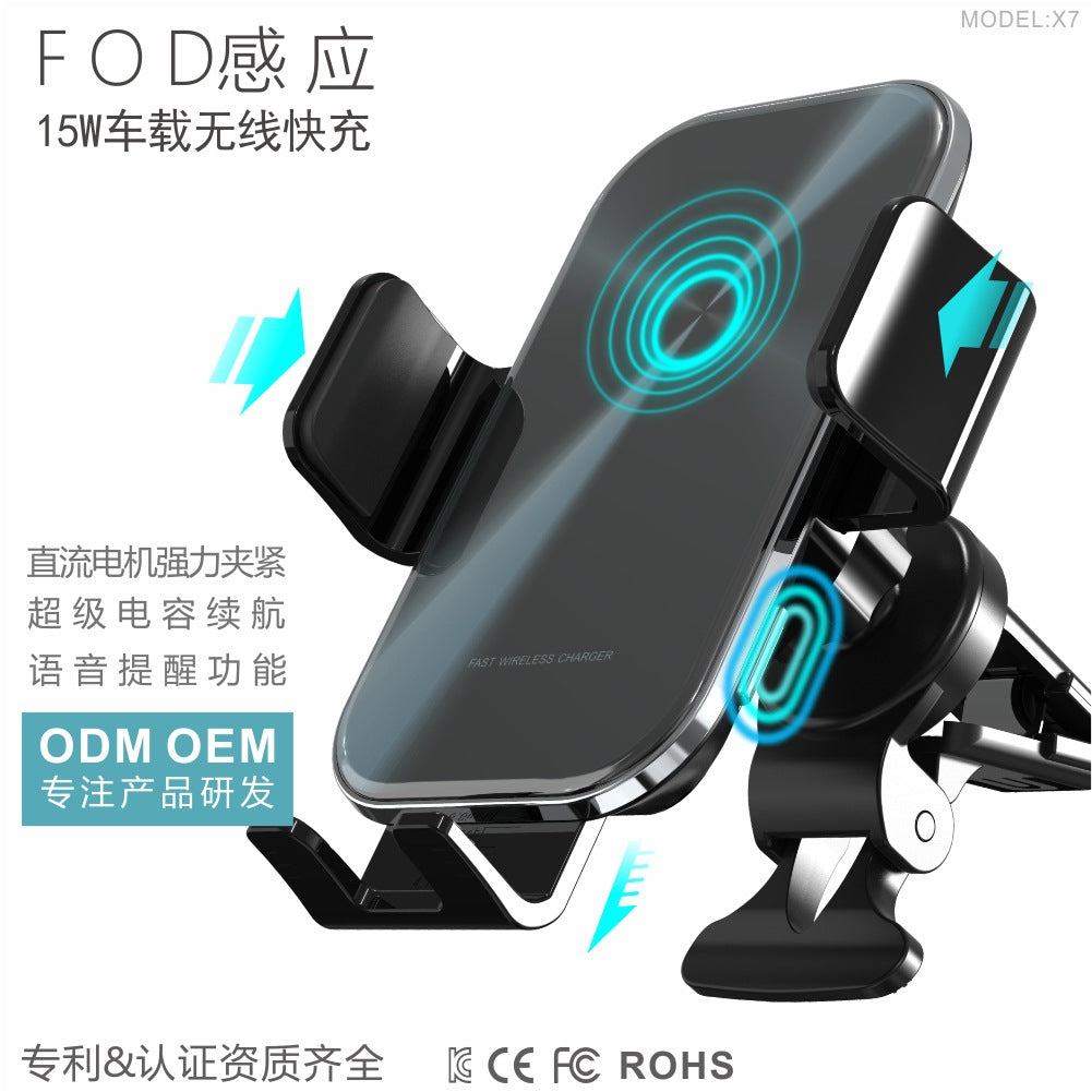 Wireless Car Charger and Phone Holder Mount