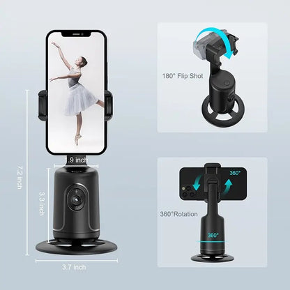 360° AI Face Tracking Mobile Phone Bracket Stabilizer