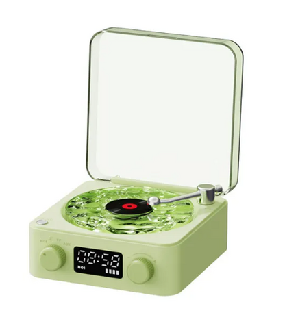 Retro Bluetooth Record Player with RGB Light